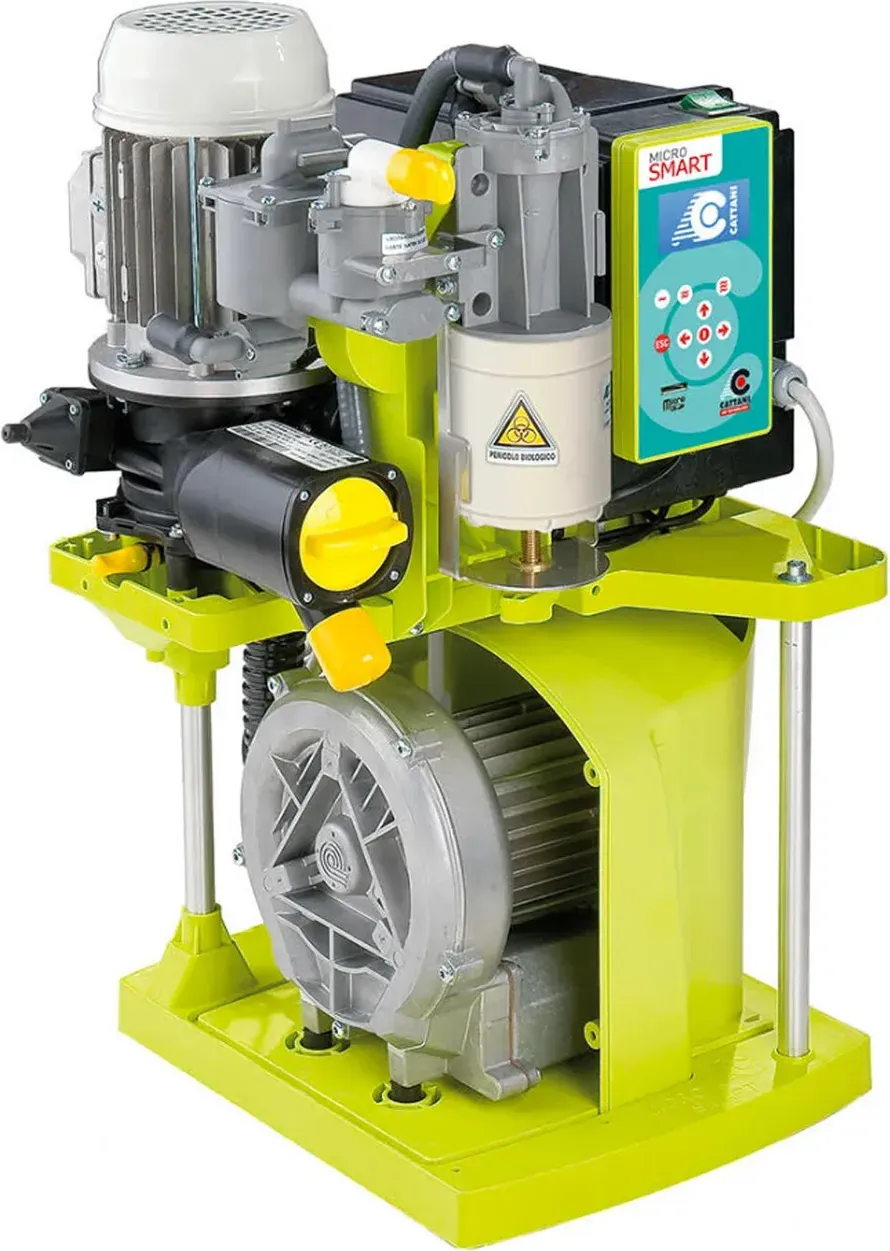 The Cattani suction pump installed at the surgery